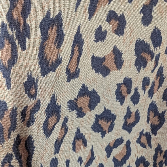 Vintage Jones New York Sport Leopard Maxi Dress Size 14 - Picture 5 of 7